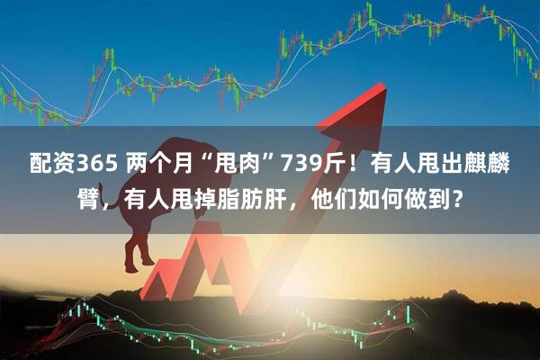 配资365 两个月“甩肉”739斤！有人甩出麒麟臂，有人甩掉脂肪肝，他们如何做到？